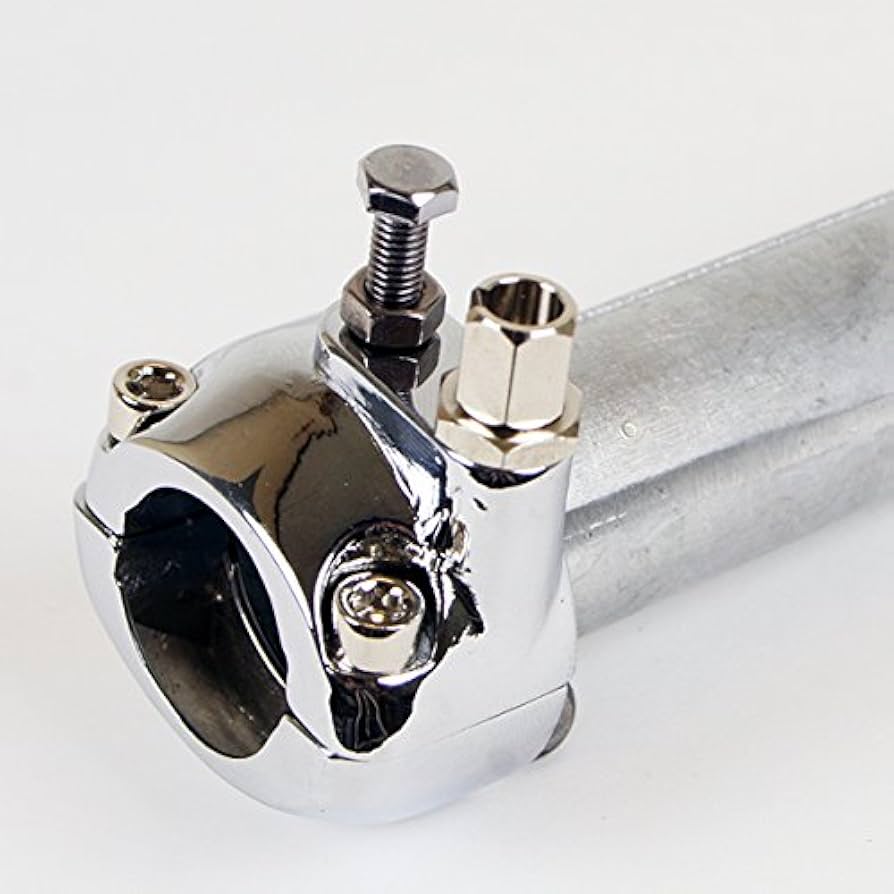 Amazon | グッズ(GOODS) クロームスロットルホルダー 1インチ 44